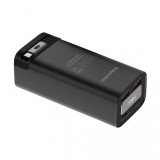 Nešiojamas įkroviklis - akumuliatorius 20000mAh USB + USB C 65W juodas Kruger&Matz (tinka nešiojamiems kompiuteriams)